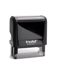Trodat Printy 4912 Textstempel ohne Textplatte SCHWARZ BLAU