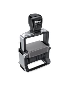 Trodat Professional 5117 4.0 Wortbandstempel mit Datum 47x4 mm  BLAU