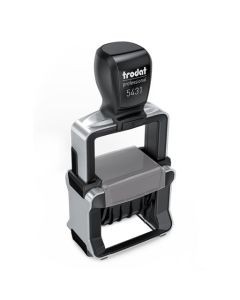 Trodat Professional 5431 4.0 Datumstempel mit Text 41x24 mm  BLAU