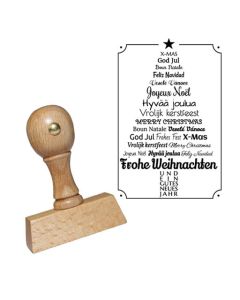 Weihnachtsstempel 31 Weihnachtsbaum Wort-Cloud  