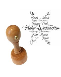 Weihnachtsstempel 33 Weihnachtsstern Frohe Weihnachten  