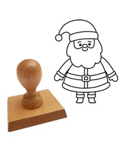 Ausmalstempel Weihnachtsmann  65 x 85 mm  