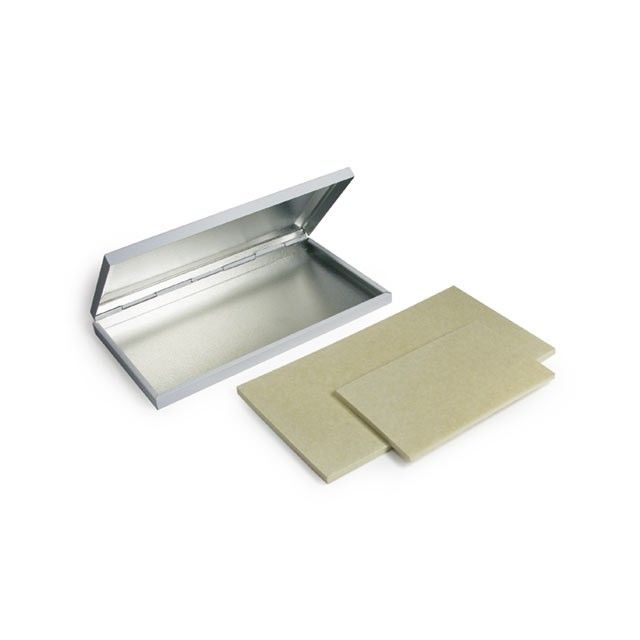 Coloris Plattenstempelkissen Soli 2 (Größe 2) mit Filz 11x7 cm ungetränkt Metallgehäuse  