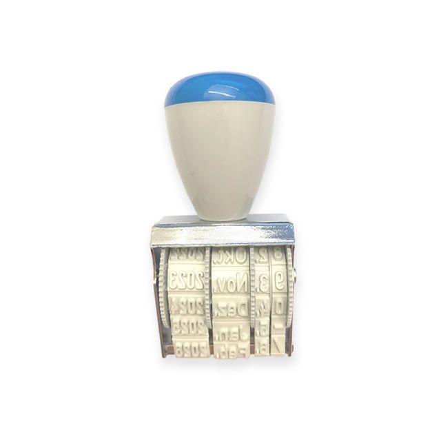 Trodat Datumsstempel 1010 mit blauer Kappe  