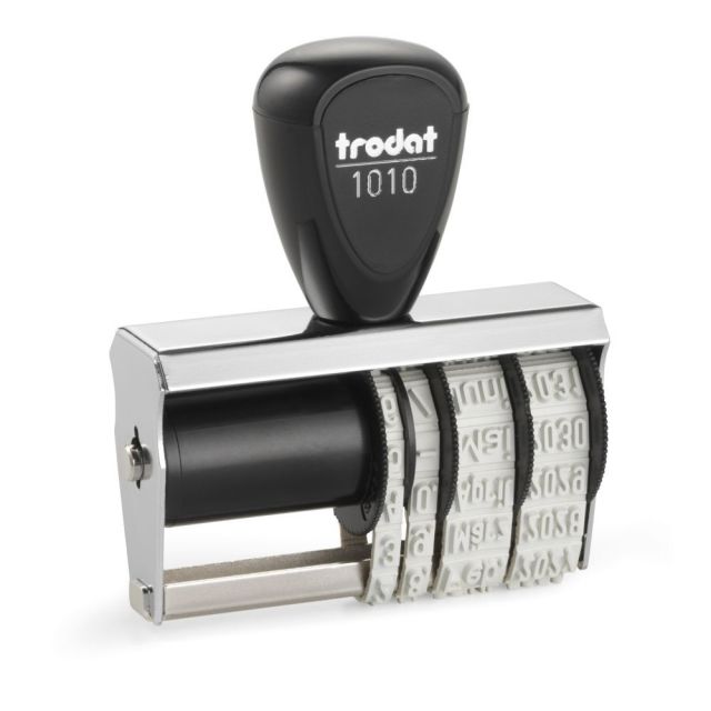 Trodat 1014/40 Handstempel mit Datum 4 mm und Steg 18 mm  