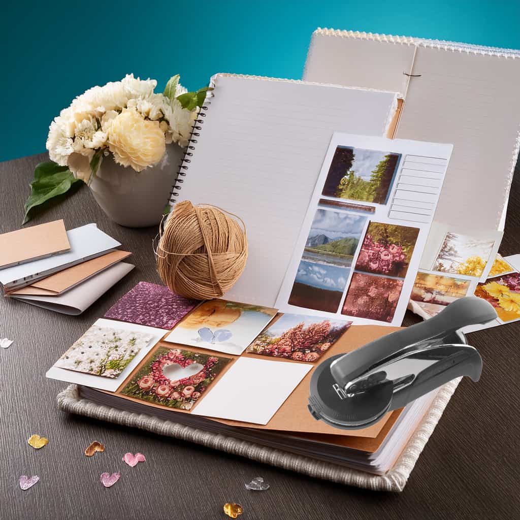 Scrapbooking Bullet Journals mit Prägezange