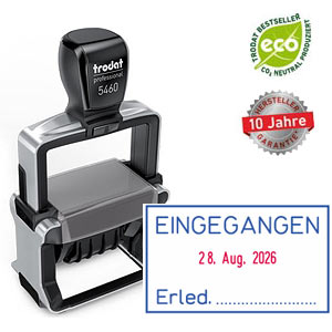Datumstempel für Posteingang Trodat 5460/L 