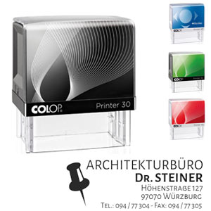 Adressstempel Colop Printer 30