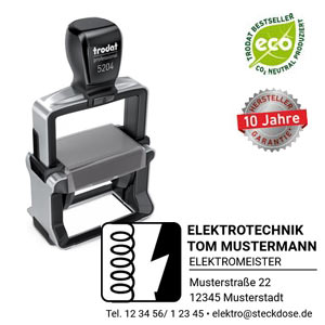 Trodat Professional 5204 Stempel mit Logo erstellen